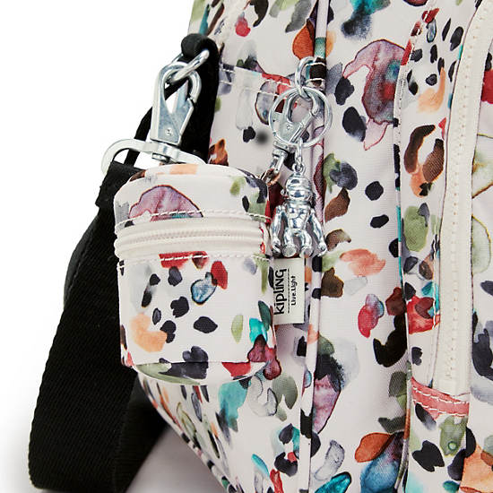 Sacs Kipling Camama Printed Diaper Bag Blanche | FR 1963AH